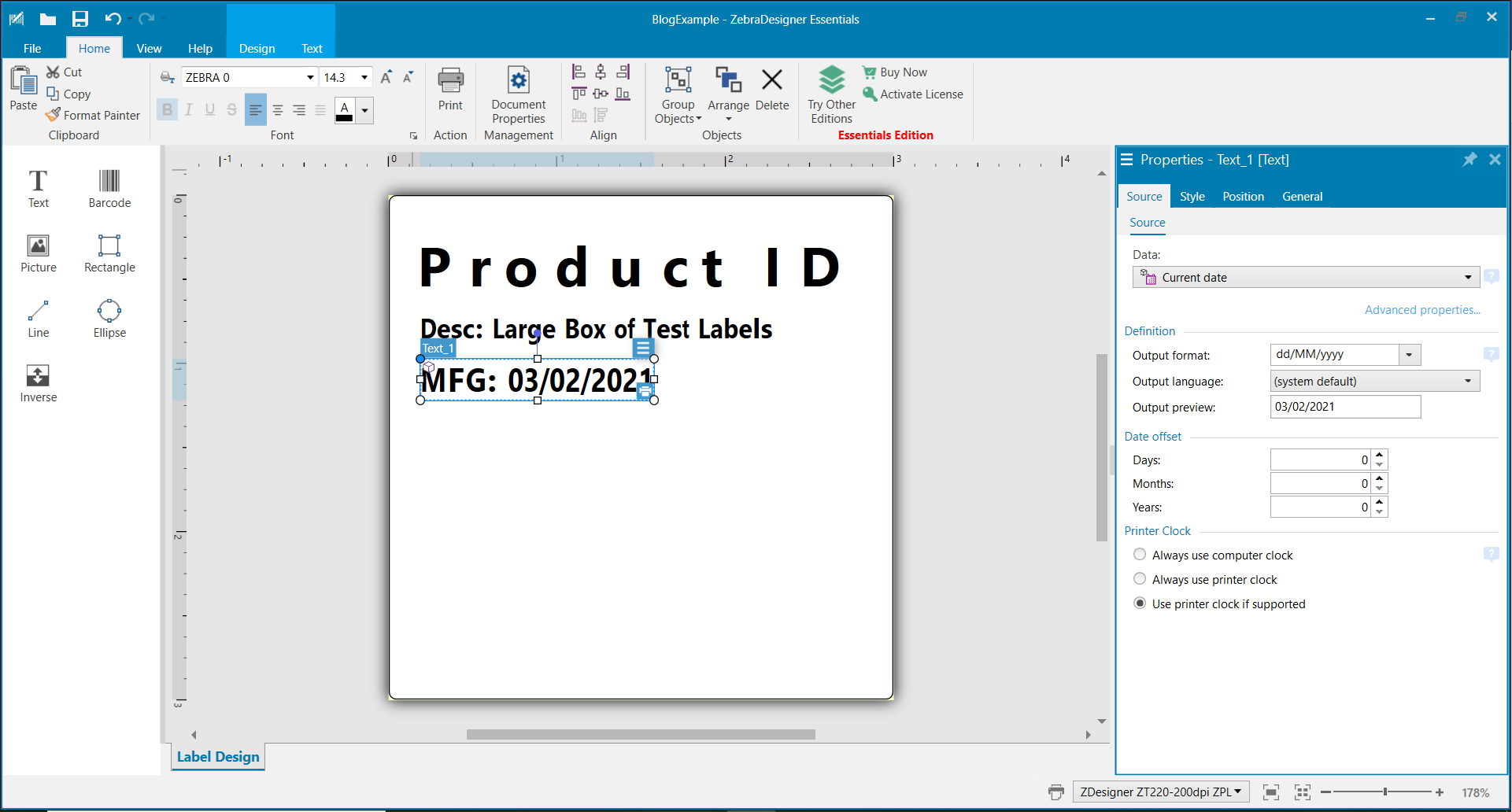 Beginner's guide to label software. Walkthrough creating your first label. Free Labeling
