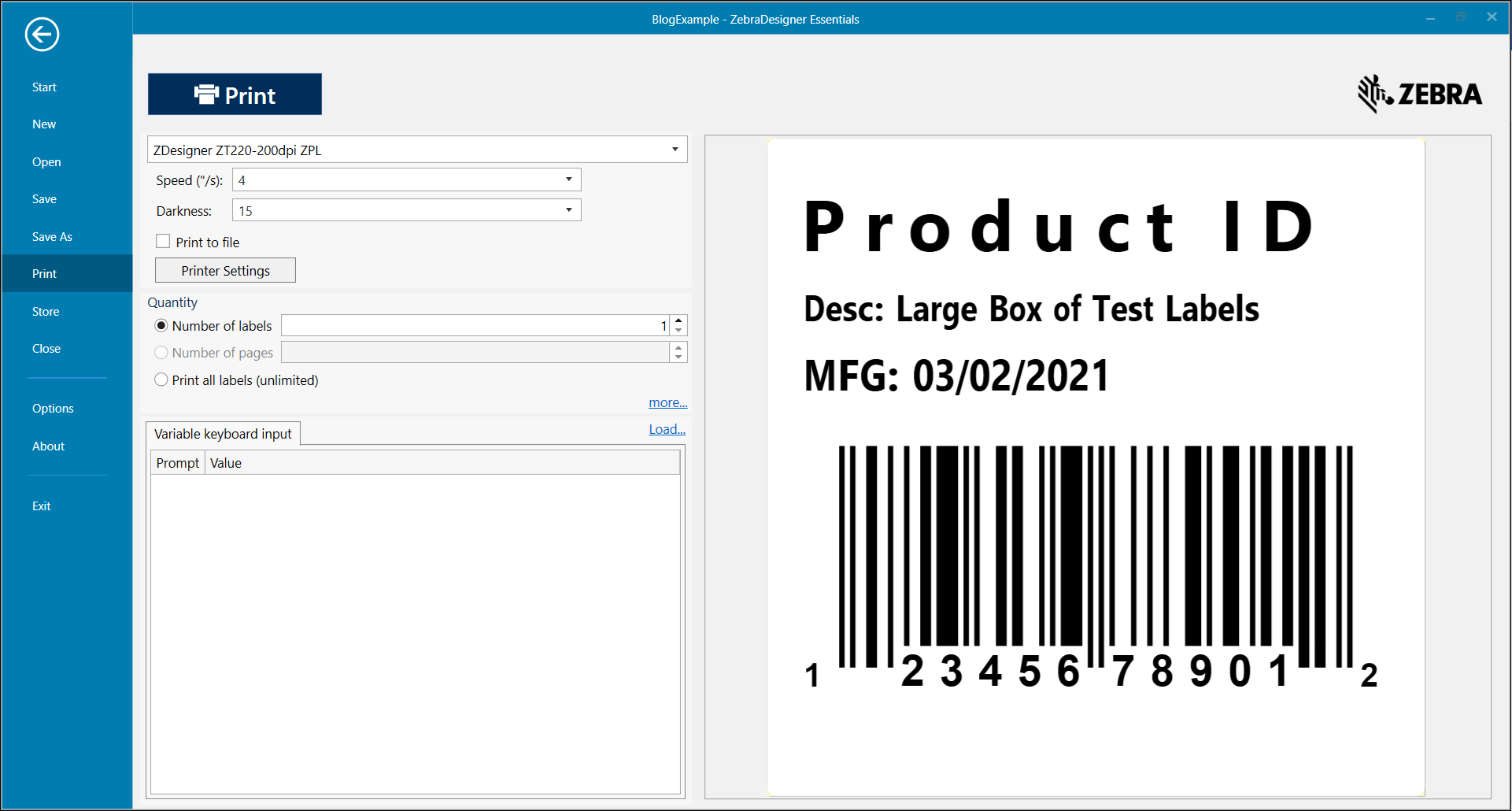 Beginner's guide to label software. Walkthrough creating your first label. Free Labeling