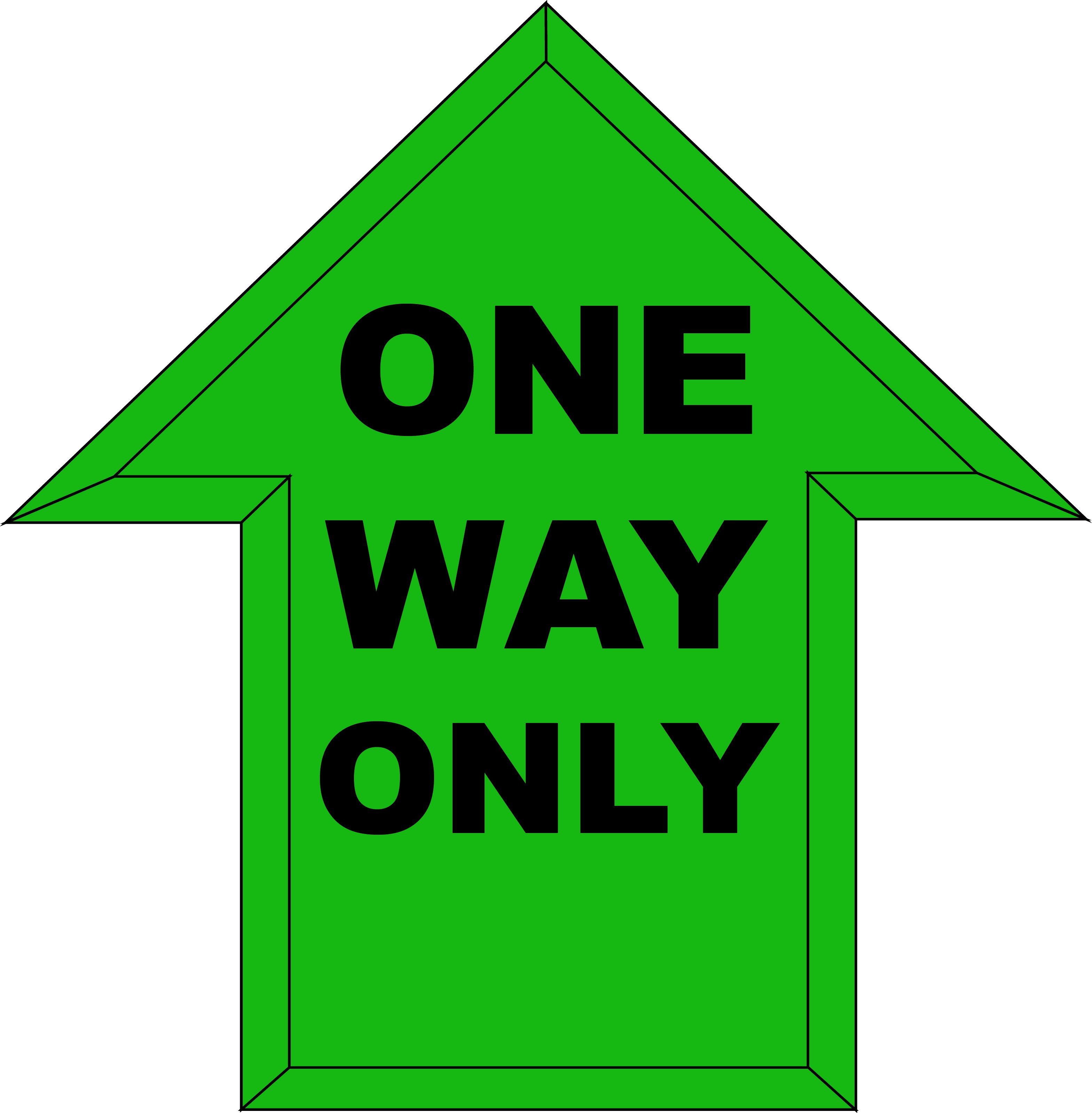 One Way Only 11x11