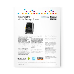 Zebra-Mobile-Zq110-datasheet